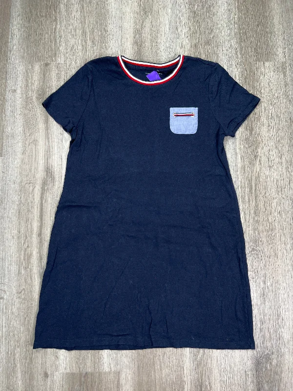 Navy Dress Casual Short Tommy Hilfiger, Size Xl