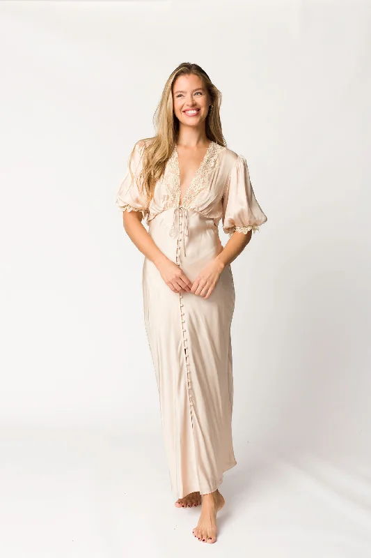 Honey Duster Maxi Dress in Dove