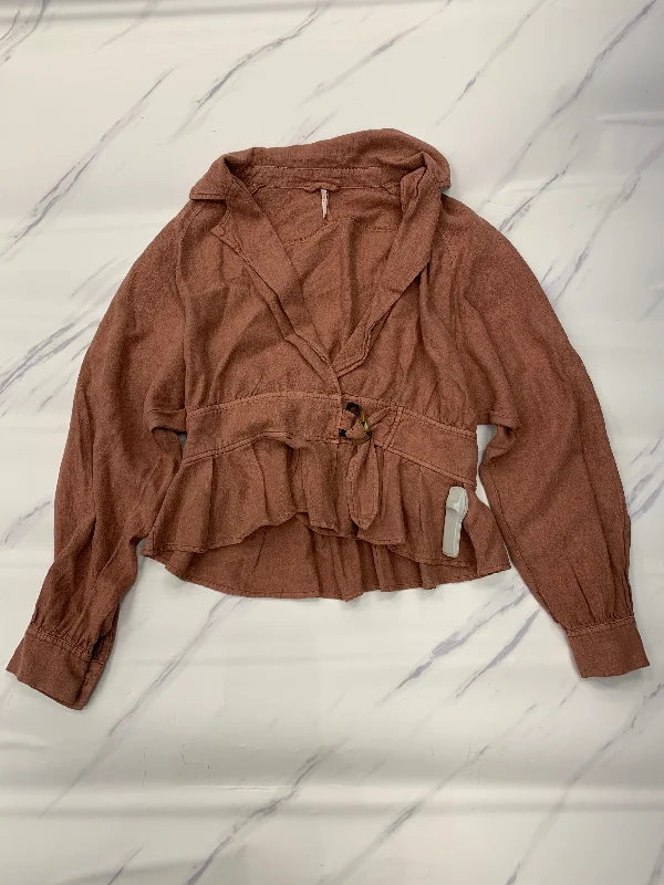 Blazer By Free People In Brown, Size: Xs